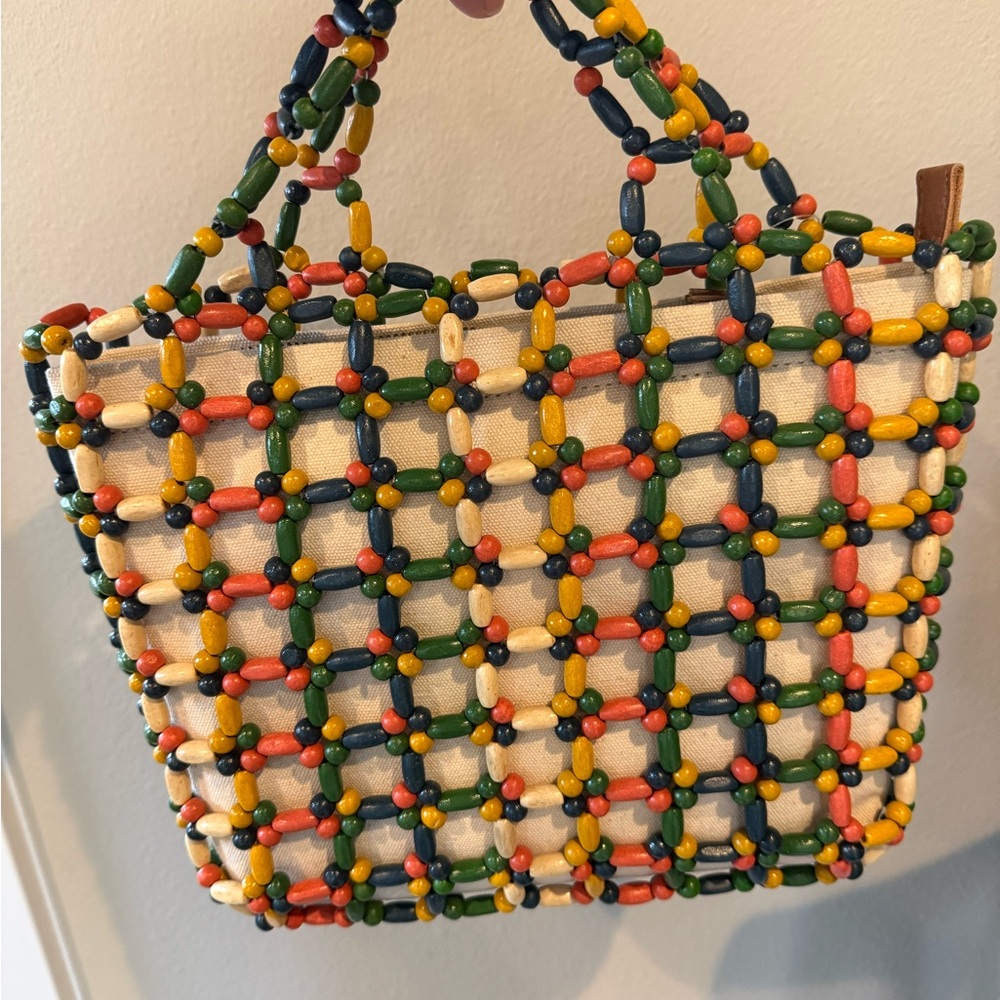 Madewell Colorful Beaded Tote
